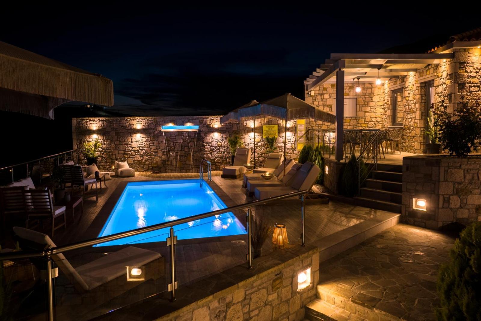 Lithoessa Luxury Apartments Agios Ioannis Kaspaka Exterior foto